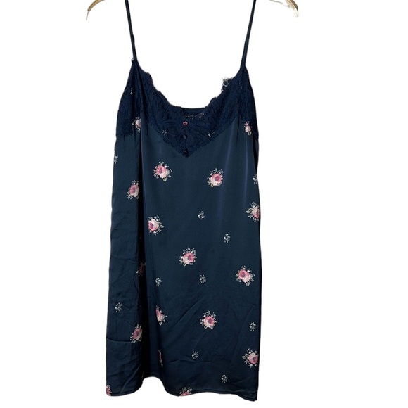 Abercrombie & Fitch Dresses Abercrombie Fitch Navy Silky Slip Dress